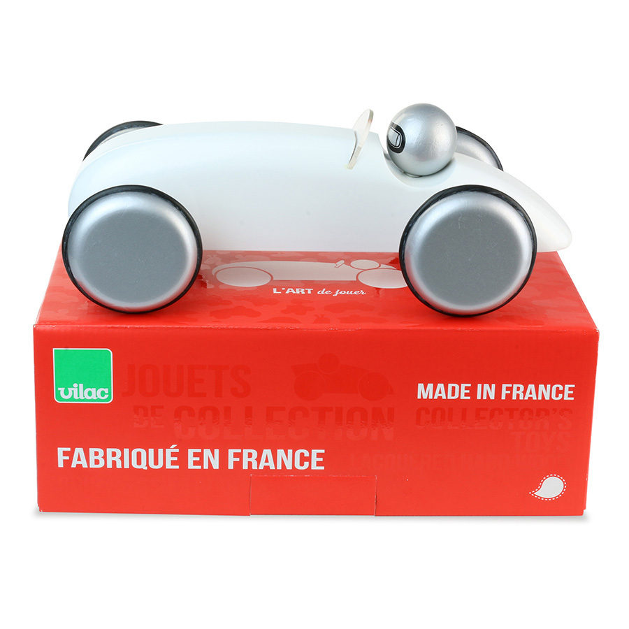Petite voiture Streamline blanche - Vilac - Made in France